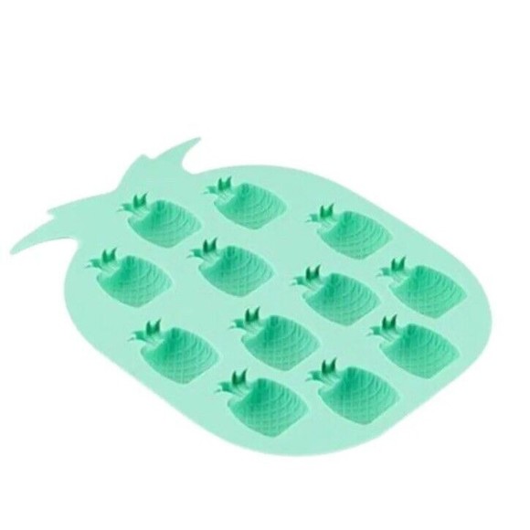 Blush Silicone Pineapple Shaped Ice Mold Tray BPA Free NEW In Package, New - Picture 2 of 7